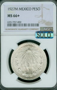 1927�N ���L�V�R �V���o�[ 1�y�\ NGC MS66 + �v���X MAC SOLO ���Ɋ� *