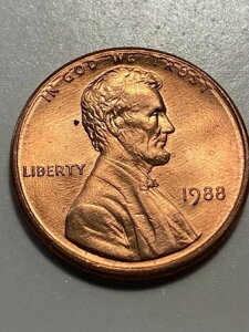 1988年 ノーミントマーク リンカーン記念館 ペニーレッド