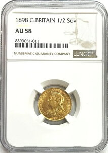 1898N  CMX 1/2 \u BNgA NGC  UNC 58