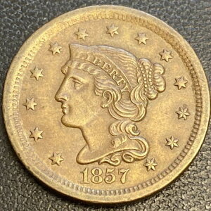 1857N [WZg ҂ݍ݃wA 1Zg 1Zg X[fCg i` BU UNC #38662