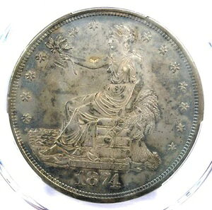 1874-P fՋ T$1 RC (1874N) - PCGS AU Fڍ - 