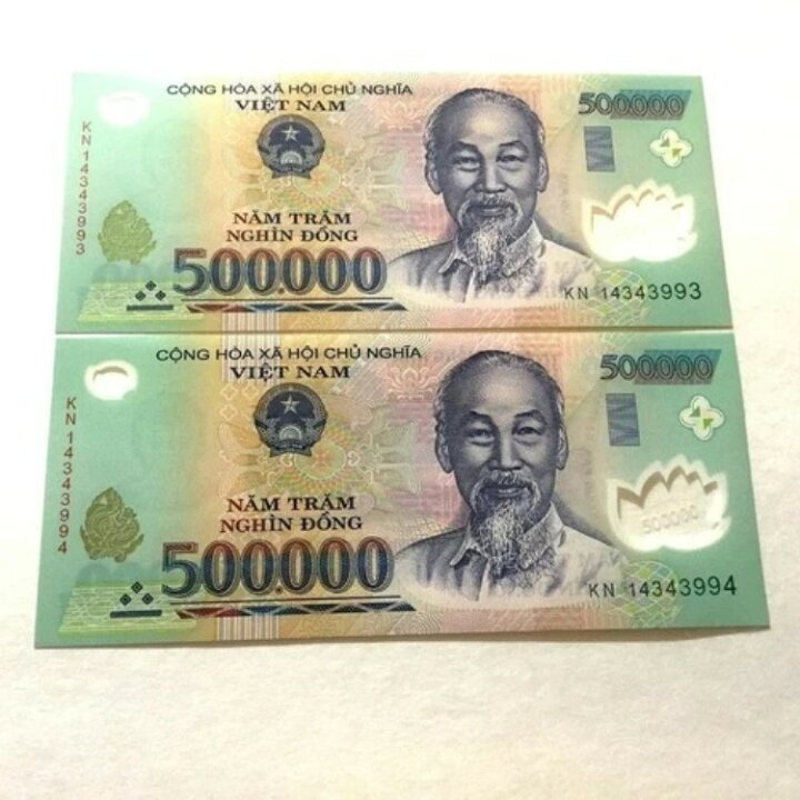 楽天市場】ベトナムドン 1000万 (20 x 500000 VND) ベトナム紙幣