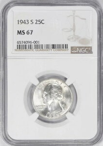 1943N S Vg NH[^[ NGC MS-67 ~fBA S FS-502 (xȂ)