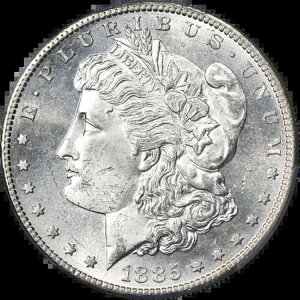 1885-S K PCGS MS63 f炵O 