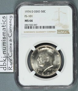 1974 D DDO PlfB n[t_[ 50Zg - FS-101 - NGC MS 66 - _u_C\