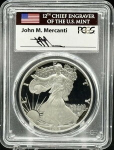 1986-S �A�����J�� �V���o�[ �C�[�O�� PCGS PR70 DCAM ���M�T�C������ �����J���e�B �t�@�[�X�g�N���V�b�N