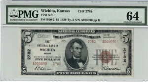 1929�N 5�h�� �J���U�X�B�E�B�`�^�̃t�@�[�X�g�E�i�V���i���E�o���N KS - A005090 - #2782 - PMG-64 CU