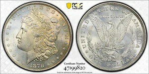 1878�N 8TF PCGS MS63 VAM-4 �f���e�B�N���`�b�v 8���H �����K�����