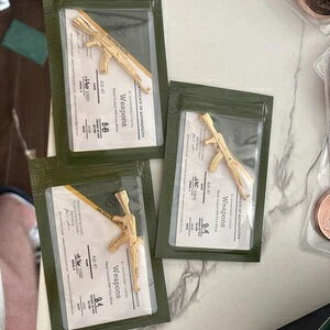 .999 ����/24K �����b�L������ AK-47 �K�� 3 �Z�b�g