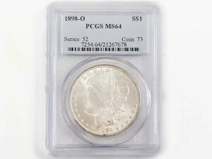 1898-O 1ドルモルガン銀貨 PCGS MS64