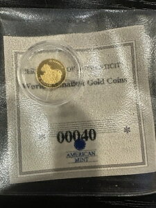 アメリカンミント - 25ドルから.999ドルの金貨 世界最小のコイン 2005年 エリザベス1世 40年