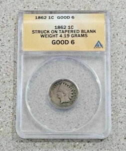 1862�N �~���g�G���[ �C���f�B�A���w�b�h �y�j�[ 1�Z���g �R�C�� �e�[�p�[�h�u�����N ANACS G 6 ���A