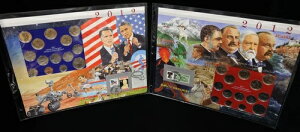 2012年 P & D 未流通ミントセット 郵便記念協会 コイン&切手