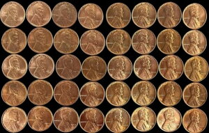 1953年 アメリカ (40) リンカーン ウィート セント 1セントロール デンバーチョイス ミント ステートレッド