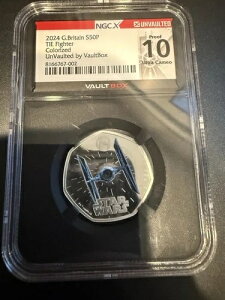 2024 GB S50P TIE�t�@�C�^�[ �J���[���C�Y UnVaulted - VaultBox NGC Proof 10 Ultra Cameo