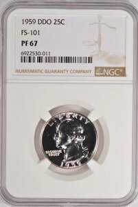 1959N DDO Vg NH[^[v[t NGC PF 67 PR67 FS-101 oGeBRC 25Zg