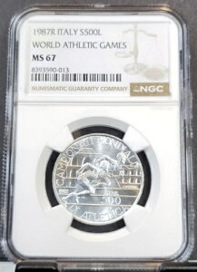 1987N C^A Vo[ 500  E㋣Z NGC MS 67 󏭕 gbv|bv