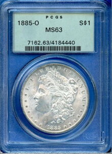 1885 O PCGS MS63 �����K����� 1�h�� �č������� 1885-O MS-63 OGH �u���X�g�z���C�g