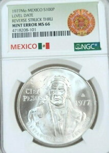1977N LVR Vo[ 100y\ S100P x t NGC MS 66 ~gG[ XgCNX[