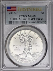 2016-P 41 100NLOVXe PCGS MS69 t@[XgXgCN