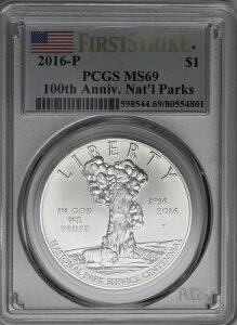 2016-P $1 100NLOVXe PCGS MS69 t@[XgXgCN