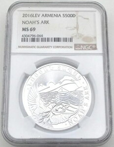 2016N - LEV AjA S500D mA̔M - 1IX .999 Vo[ - NGC MS69 ~#6694