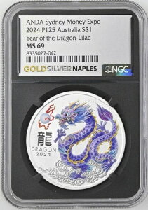 Ō̐FF2024N Vo[C[ hS CbN NGC MS69 1IX $1 Vhj[ }l[ GLX|