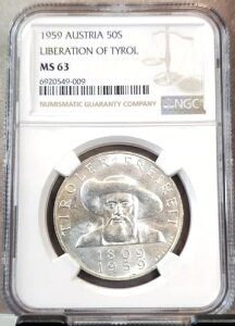 1959N I[XgA  50VO ` NGC MS 63 f炵