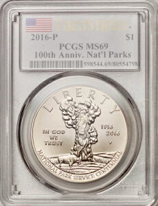 2016-P $1 100NLOVXe PCGS MS69 t@[XgXgCN