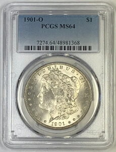 1901-O �����K����� 1�h���d�� PCGS MS 64 (6) E