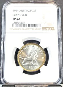 1954N I[XgA 2VO t[ JK[CI K NGC MS 64 iCX BU