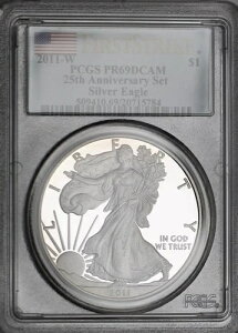 2011-W 1h AJC[O 25NLO PCGS PR69DCAM t@[XgXgCN