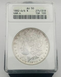 1882-O/S �����K�� �h�� ANACS AU50 VAM-4 #3070