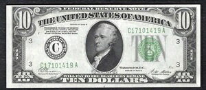 FR 2202-C 1928-B 10�h�� FRN �A�M������s�� �t�B���f���t�B�A�A�y���V���o�j�A�B ������