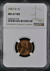 1937N D J[ EB[g Zg NGC MS67RD  1Zg