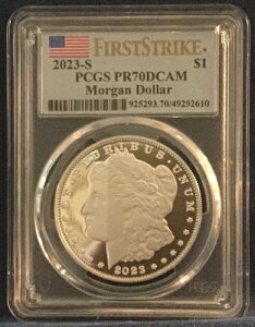 2023-S �v���[�t 1�h�� �����K����� PCGS PR70DCAM FS �t���b�O���x��