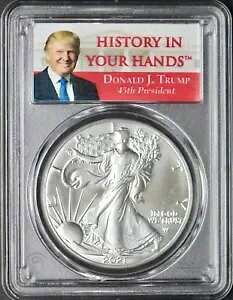 2021�N �A�����J�� �V���o�[ �C�[�O�� T2 PCGS MS69 �t�@�[�X�g�X�g���C�N �h�i���h�E�g�����v ?COINGIANTS?