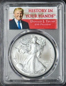 2021�N �A�����J�� �V���o�[ �C�[�O�� T2 PCGS MS70 �t�@�[�X�g�X�g���C�N �h�i���h�E�g�����v ?COINGIANTS?