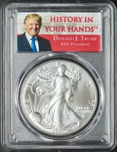 2021�N �A�����J�� �V���o�[ �C�[�O�� T2 PCGS MS69 �t�@�[�X�g�X�g���C�N �h�i���h�E�g�����v ?COINGIANTS?