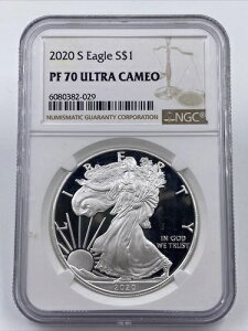 2020-S v[t 1h AJ Vo[ C[O NGC PF 70 Eg JI 1IX .999 