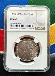 NGC MS 61 1938 J 5}N hCc񎟐E O鍑 CqX}N