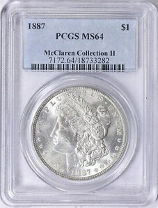1887N K PCGS MS-64 }N[RNV II yfBO[zCgRC