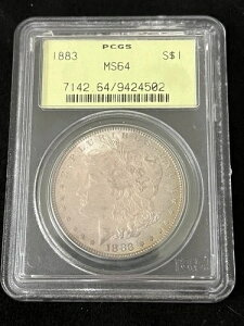1883�N �����K����� 1�h�� PCGS MS64 - �I�[���h�O���[�����x�� T-239