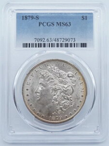 1879�N S ���[�K����� $1 PCGS MS63 �g�[�j���O - U409