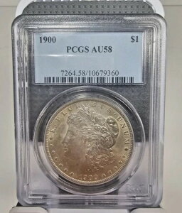 1900NK݁APCGS AU58AӒς݁AP[X