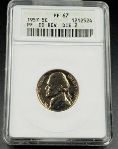 1957�N�v���[�t �W�F�t�@�[�\���j�b�P�� ANACS PF67 DDR �_�u���_�C ���o�[�X 002 DMR-006
