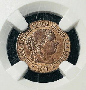 XyC OM 1867 1/2 fBI ZeB NGC MS62BN R [` ub z IWiAC26