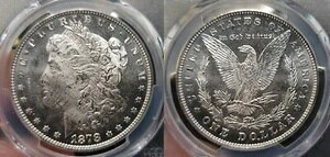 1878 P 8 �e�[�� �t�F�U�[ ���[�K�� �V���o�[ �_���[ $1 -PCGS MS 63PL �v���[�t ���C�N!!