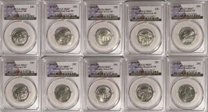 2016N P&D  10NH[^[RCZbg 25Zg PCGS MS67 AJ