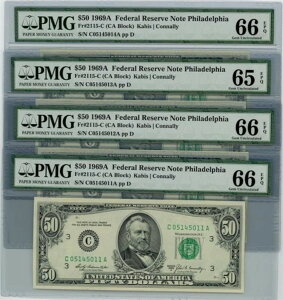 �_���l2115-C $50 1969A 4 �R���b�A�M������s���� #dc-2479 65-66 EPQ PMG